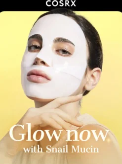 Advanced Snail Mucin Glass Glow Hydrogel Mask 3-Pack