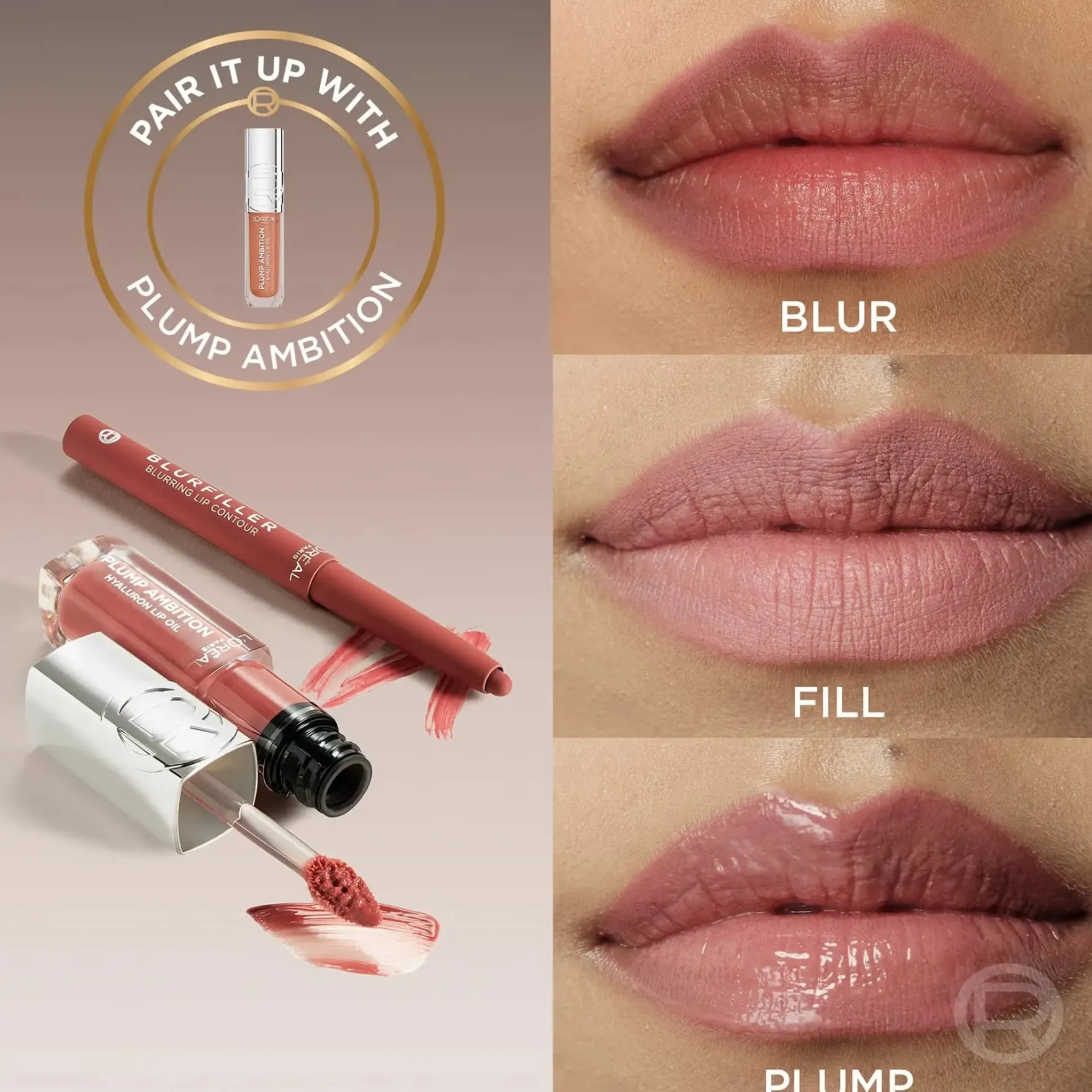 Blurfiller Lipliner 530 Bordeaux Bisous