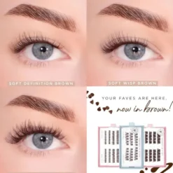 Bold Definition Dark Brown Pre-Glued Lashes