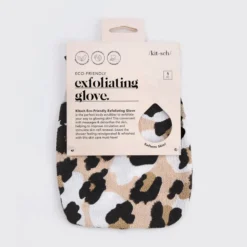 Exfoliating Glove Leopard