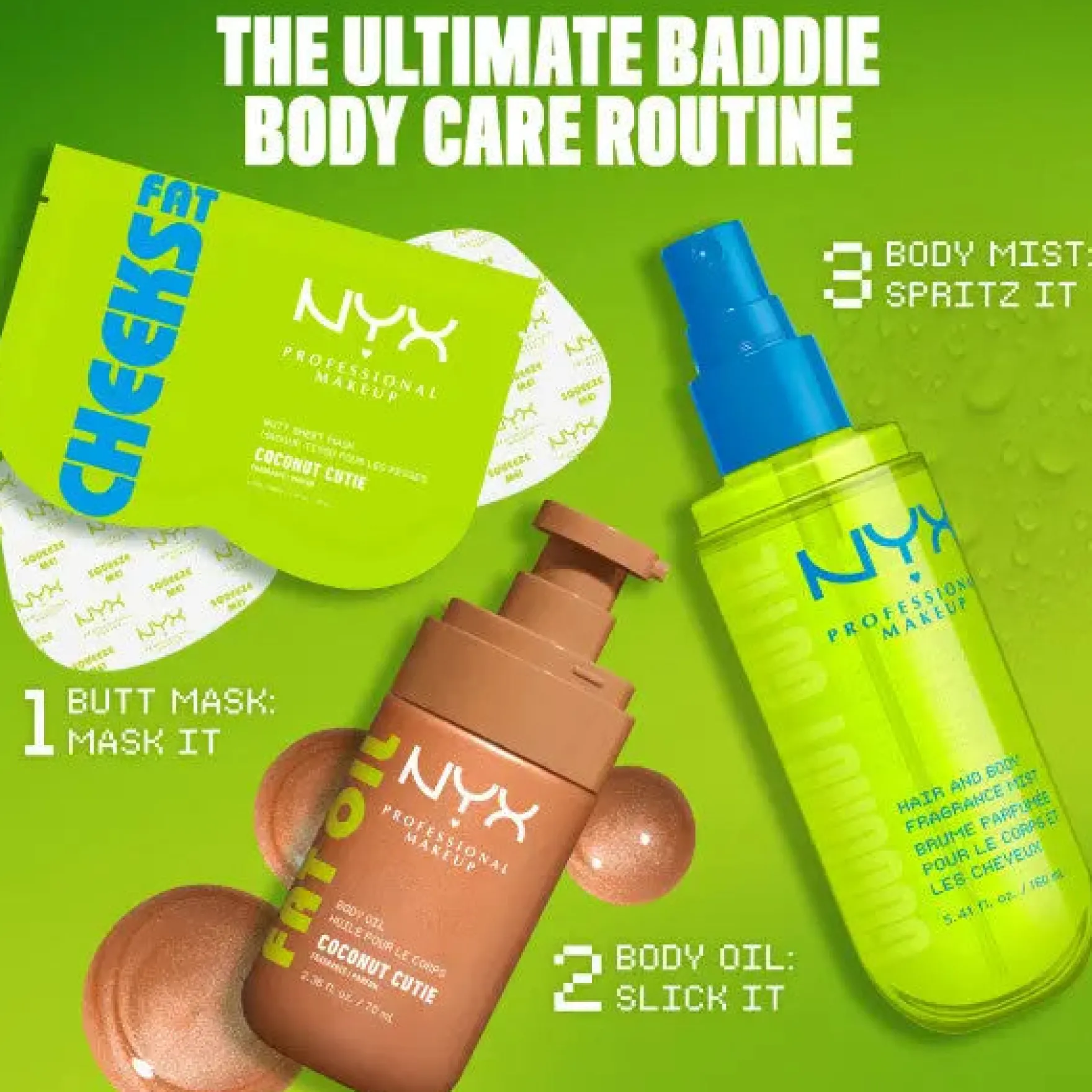 Fat Oil Coconut Cutie Body Oil Mini