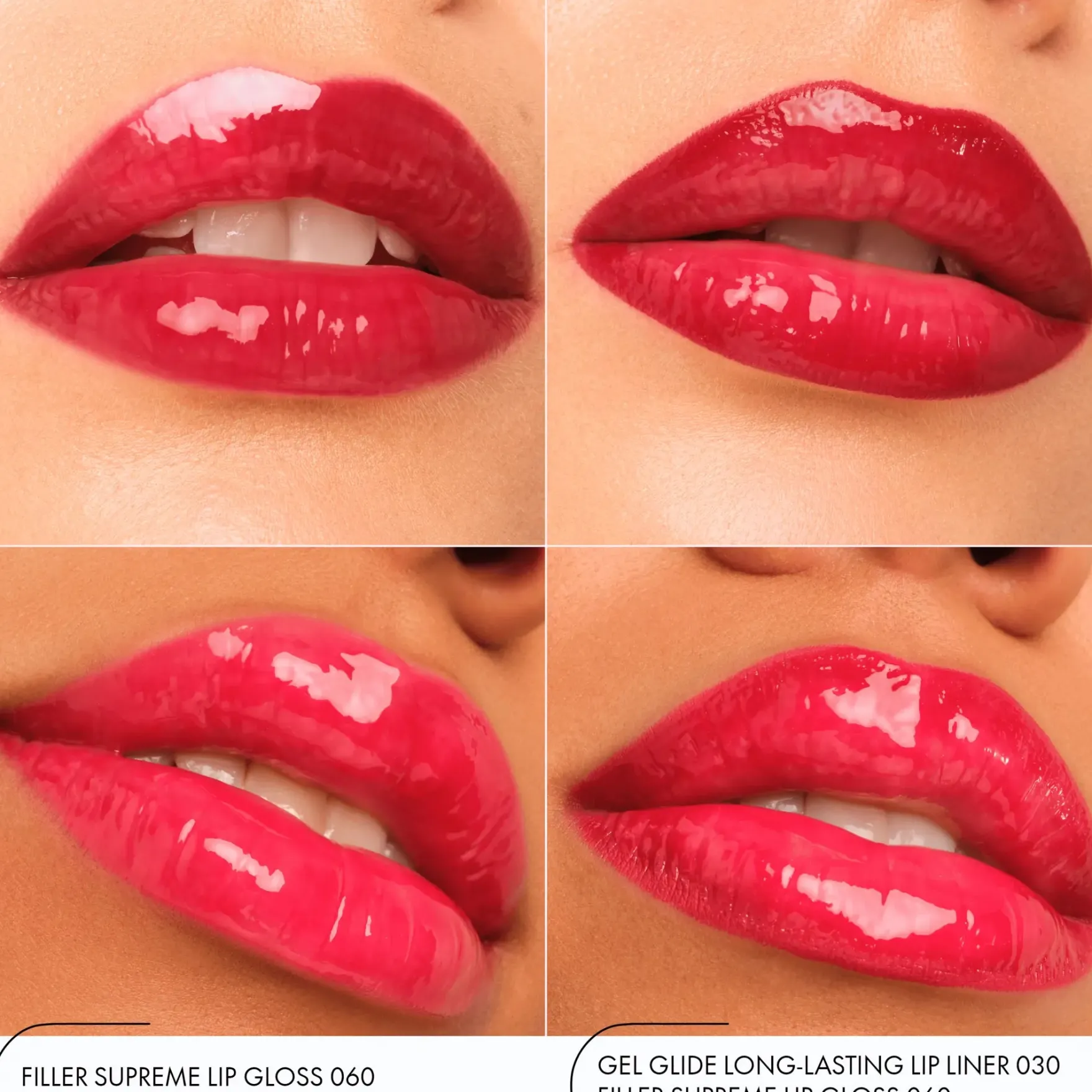Gel Glide Long-Lasting Lip Liner 030 Left On Red