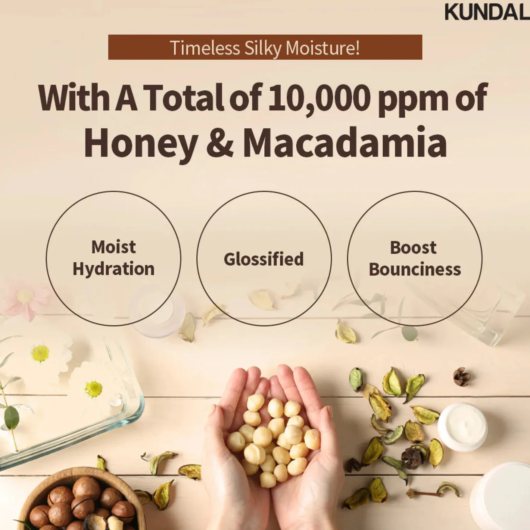 Honey & Macadamia Nature Shampoo English Rose