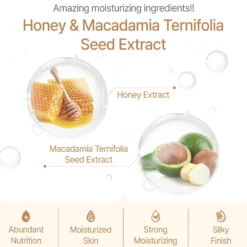 Honey & Macadamia Pure Body Lotion Amber Vanilla