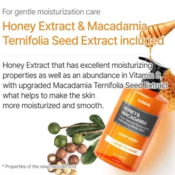 Honey & Macadamia Pure Body Wash White Musk
