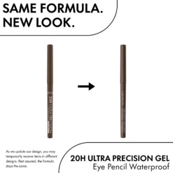 20h Ultra Precision Gel Eye Pencil Waterproof 010 Black