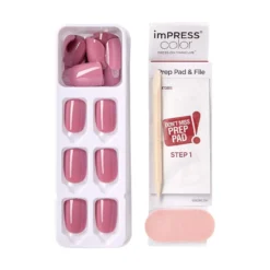 Impress Color Press-On Nails Petal Pink