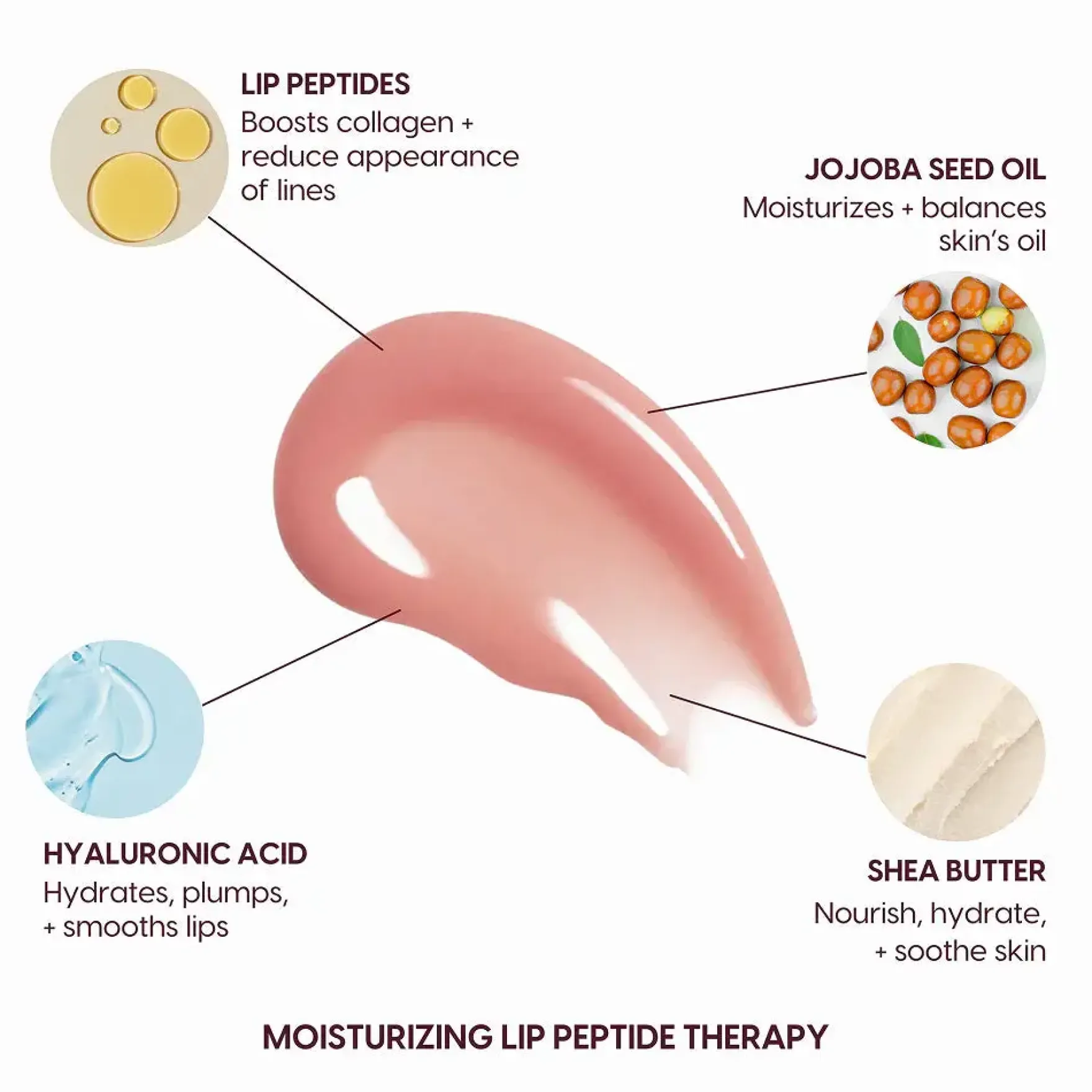 Lip Syrup Moisturizing Peptide Therapy Soft Brown