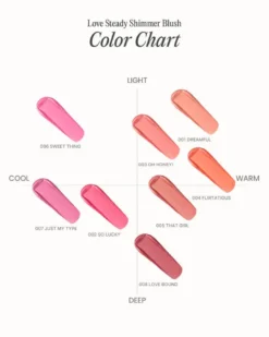 Love Steady Shimmer Blush 003 Oh Honey!