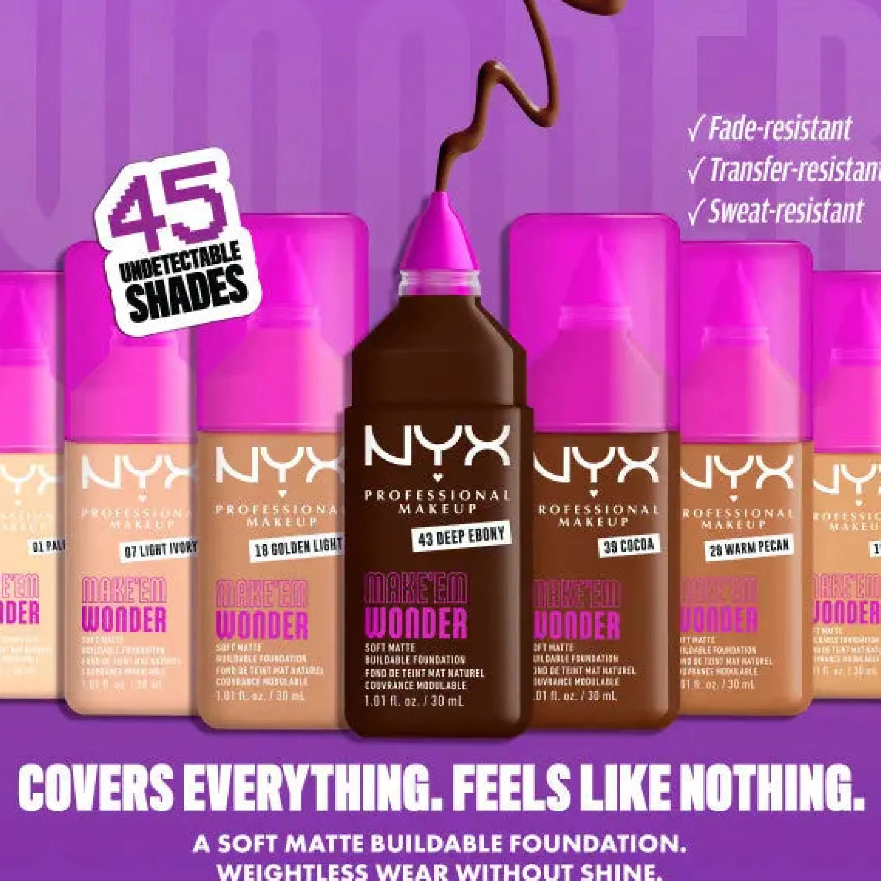 Make 'EM Wonder Foundation Classic Tan