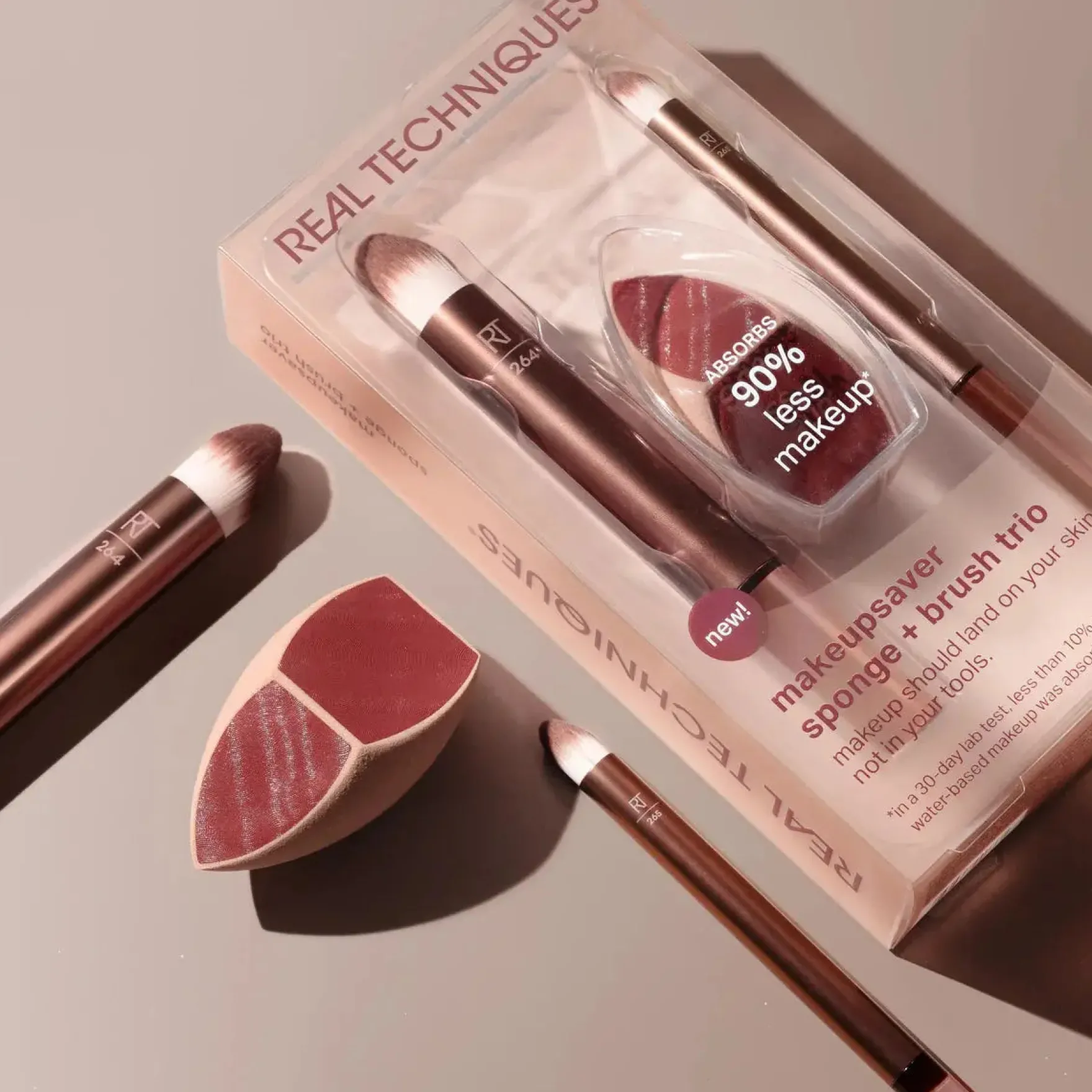 Makeup Saver Sponge + Brush Trio