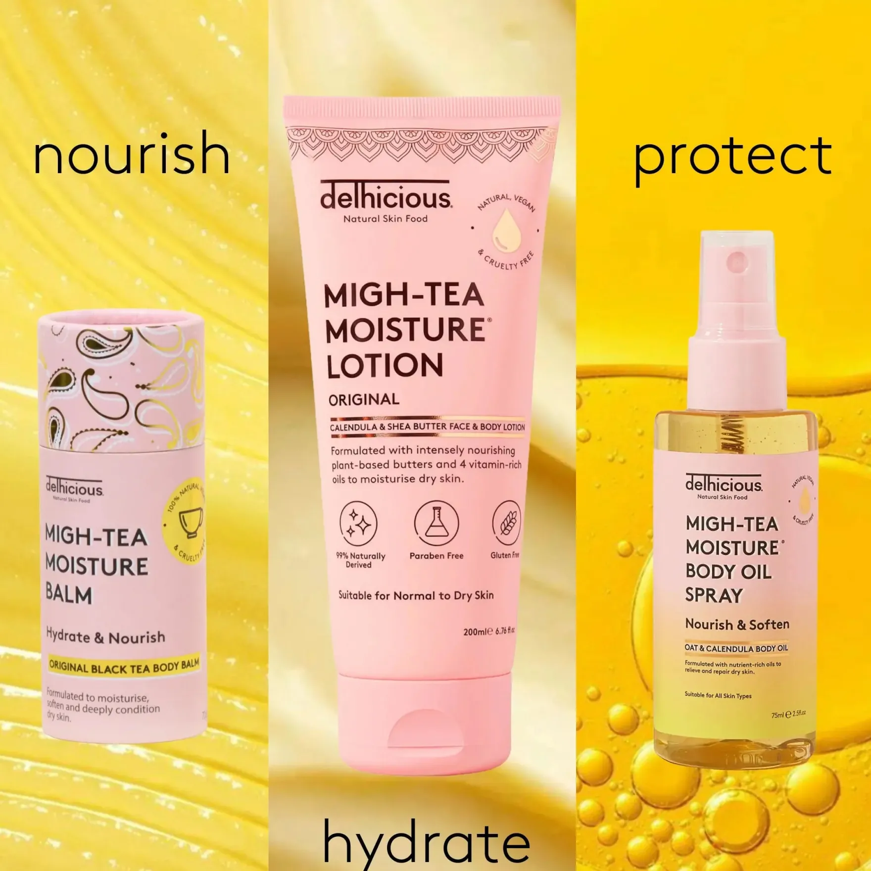 Migh-Tea Moisture Face & Body Daily Lotion