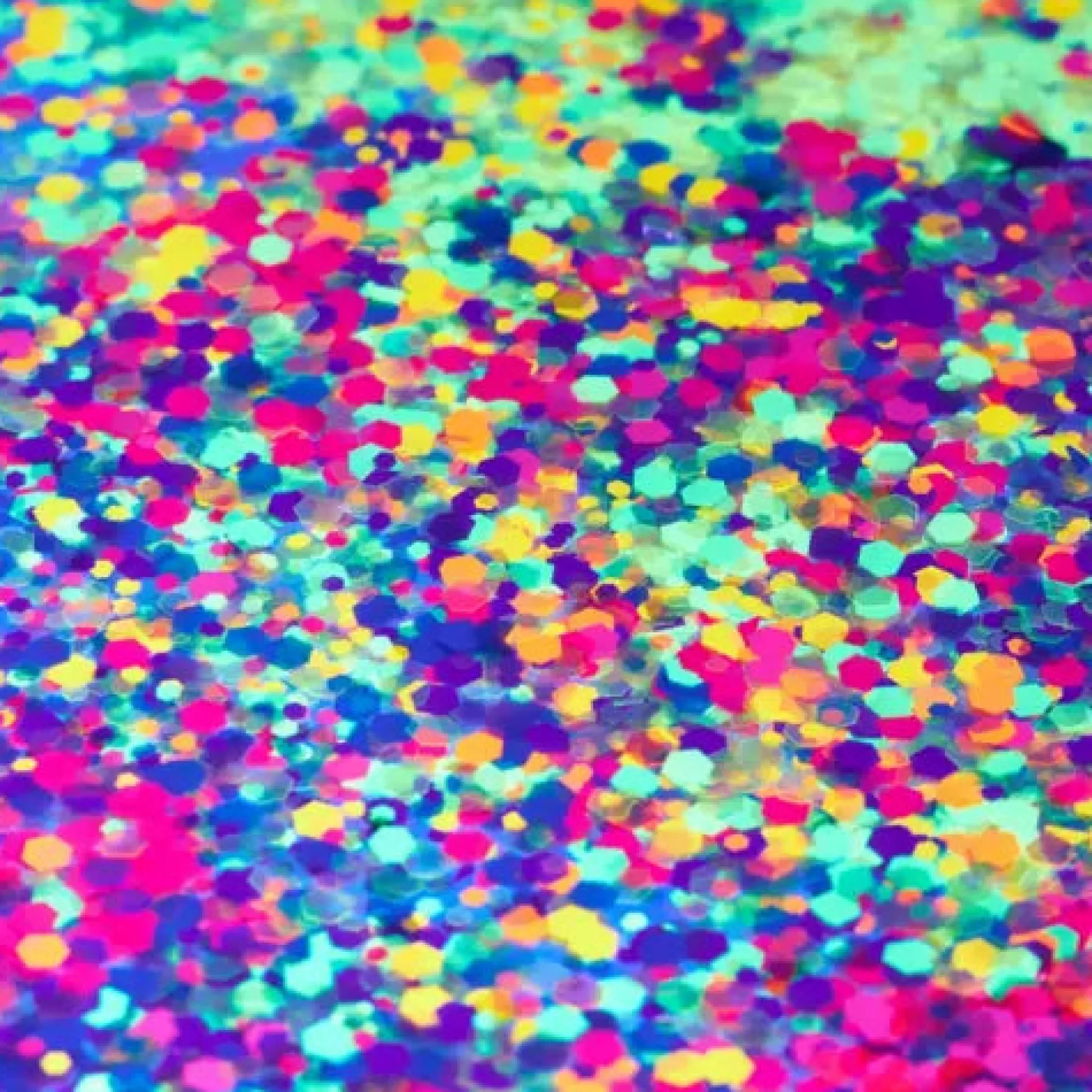 Moon Glitter Neon UV Chunky Glitter Orange
