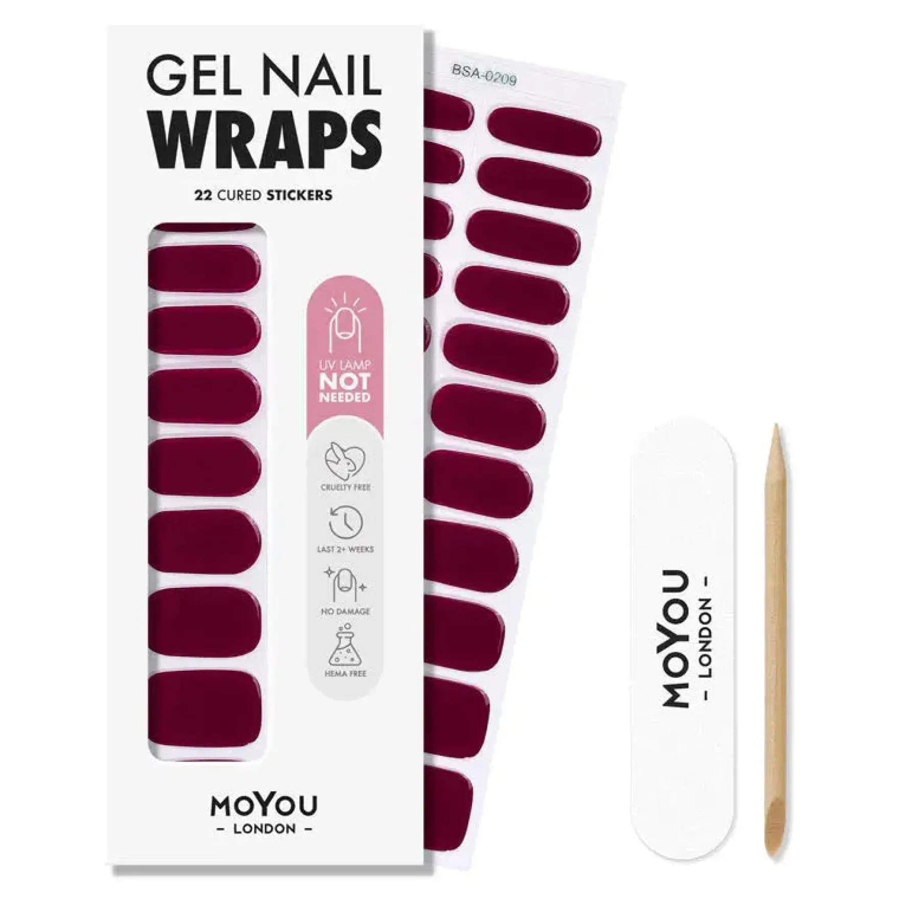 Non-UV Gel Wraps Fatal Kiss