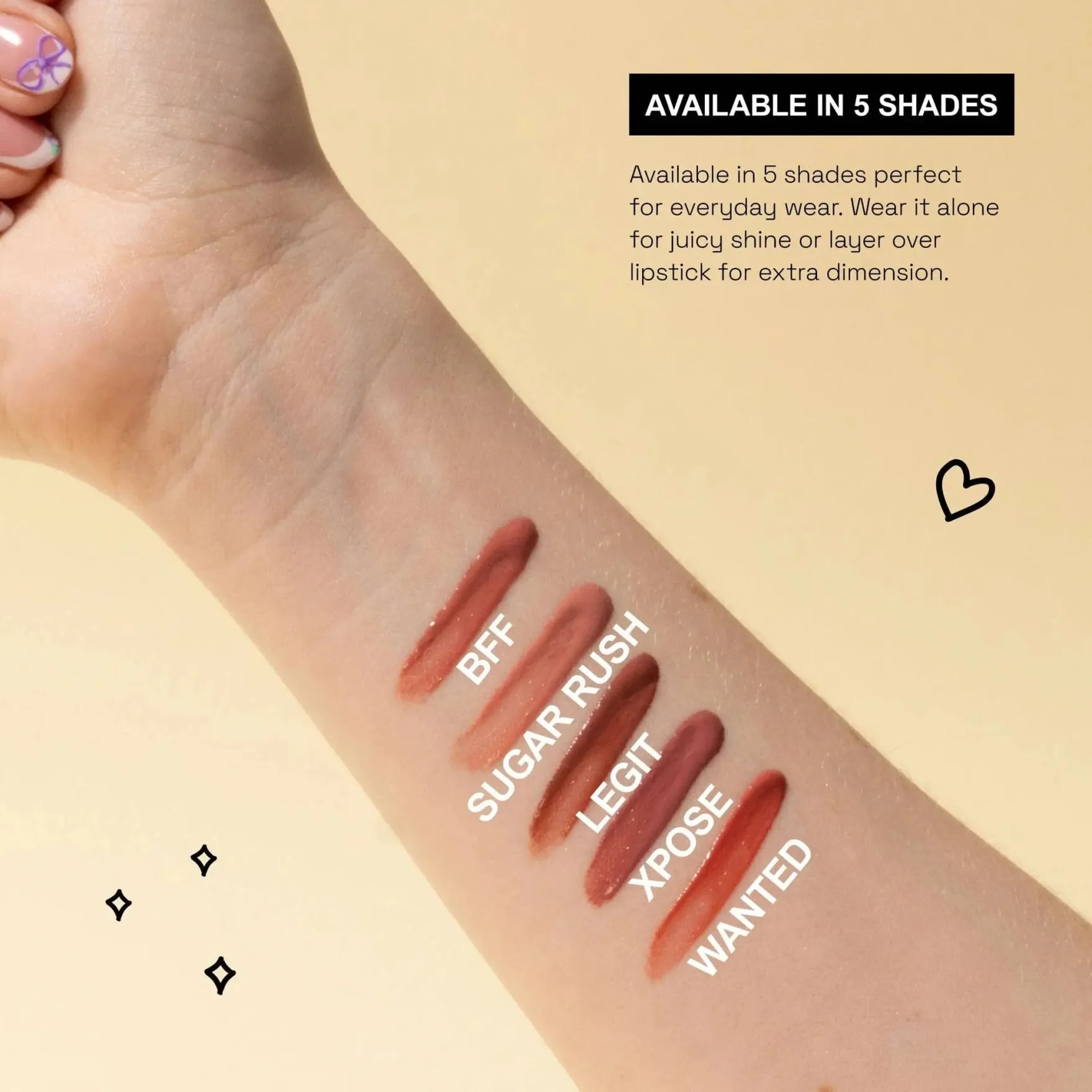Peptide Pop Lip Gloss BFF