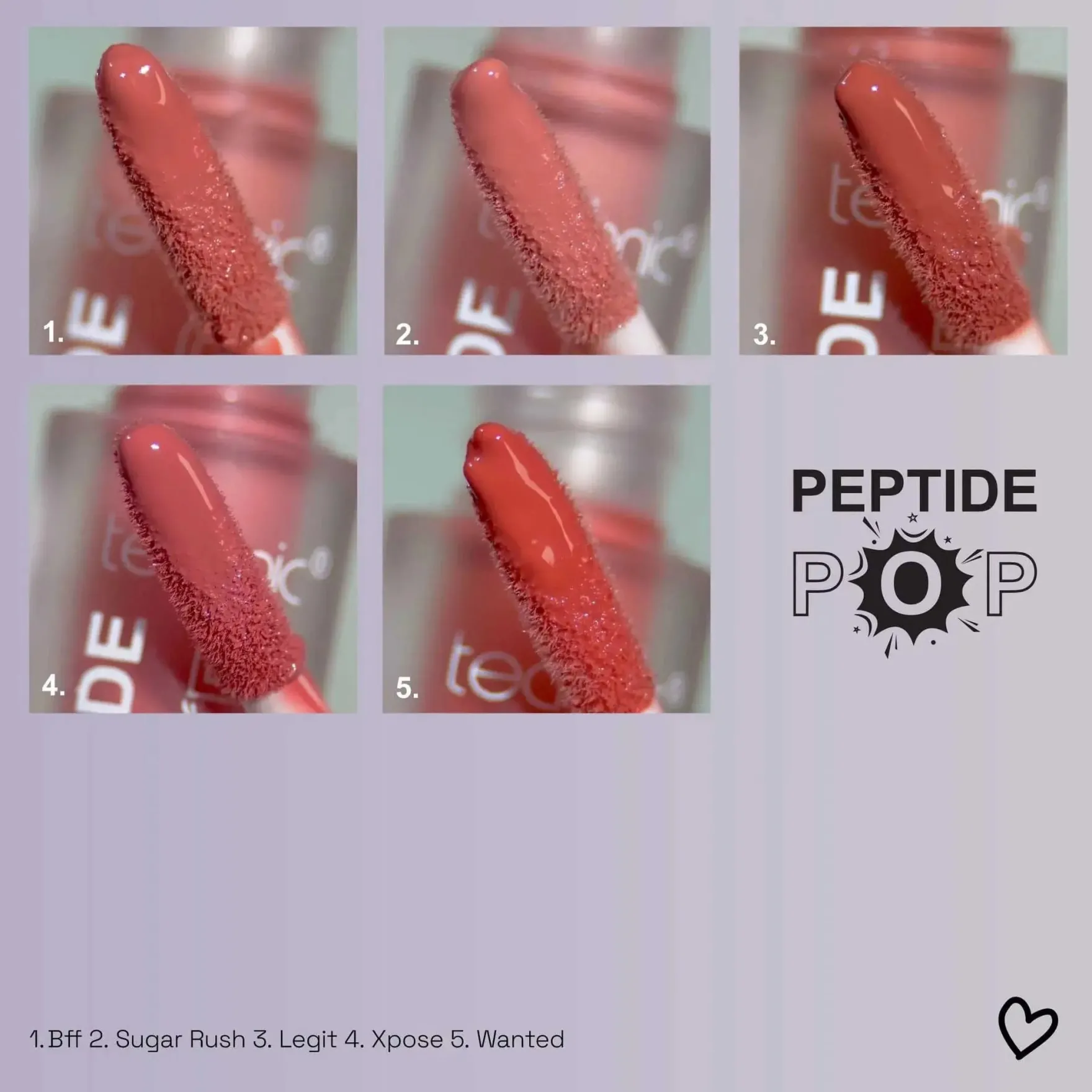 Peptide Pop Lip Gloss Wanted