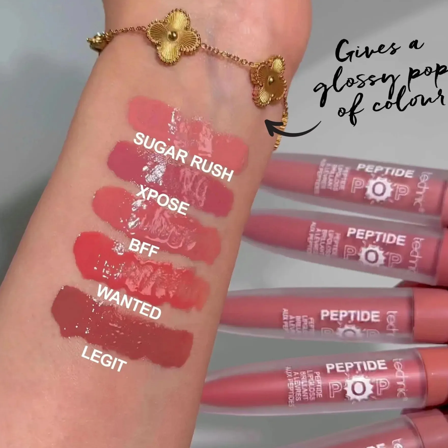 Peptide Pop Lip Gloss Wanted