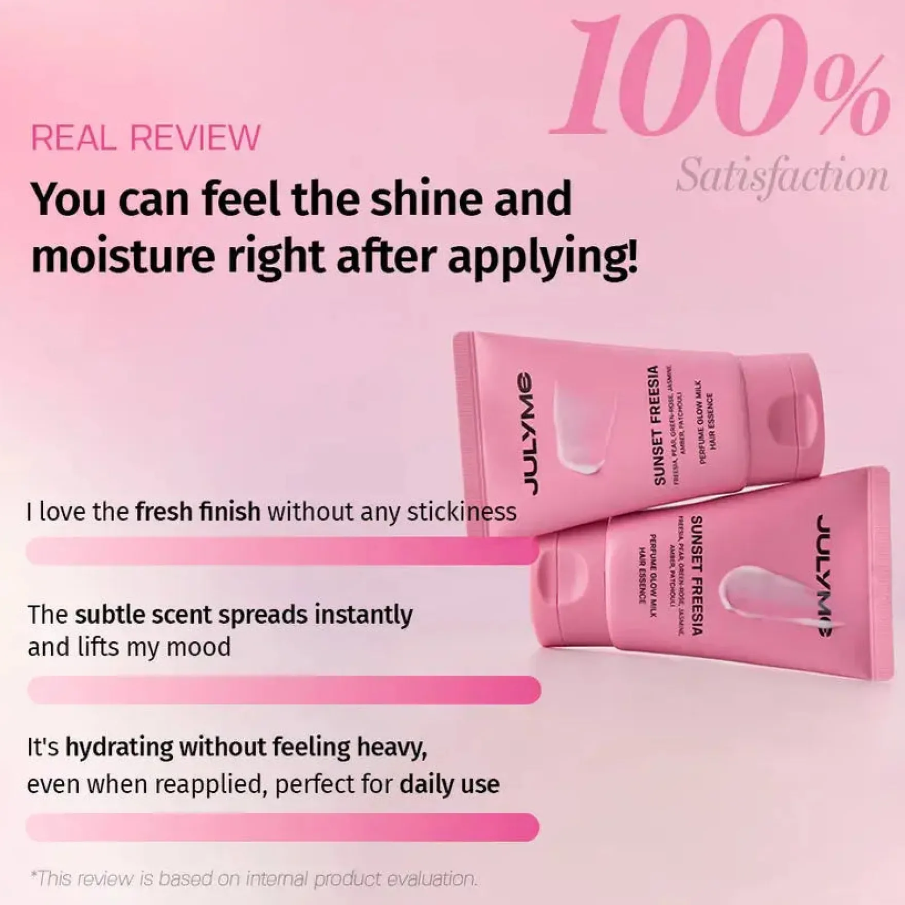Perfume Glow Milk Hair Essence Sunset Freesia
