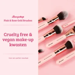 Pink & Rose Gold Tapered Blender Brush