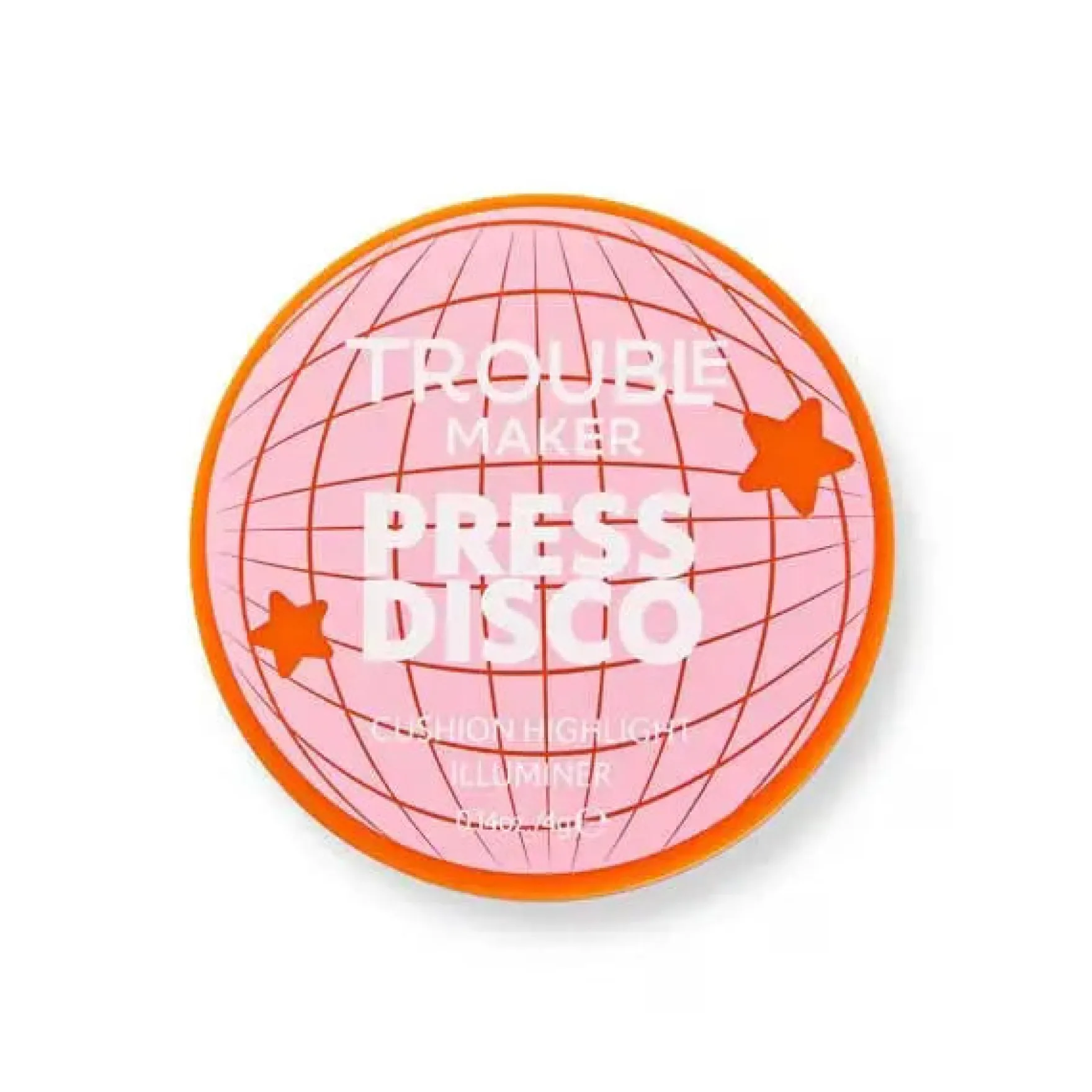 Press Disco Cushion Highlight Dancefloor Gold