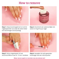 Press On French Nails Blue Waves