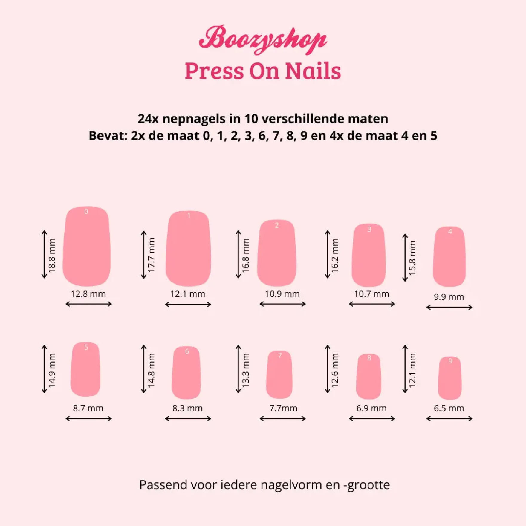 Press On French Nails Ombre Soft Pink