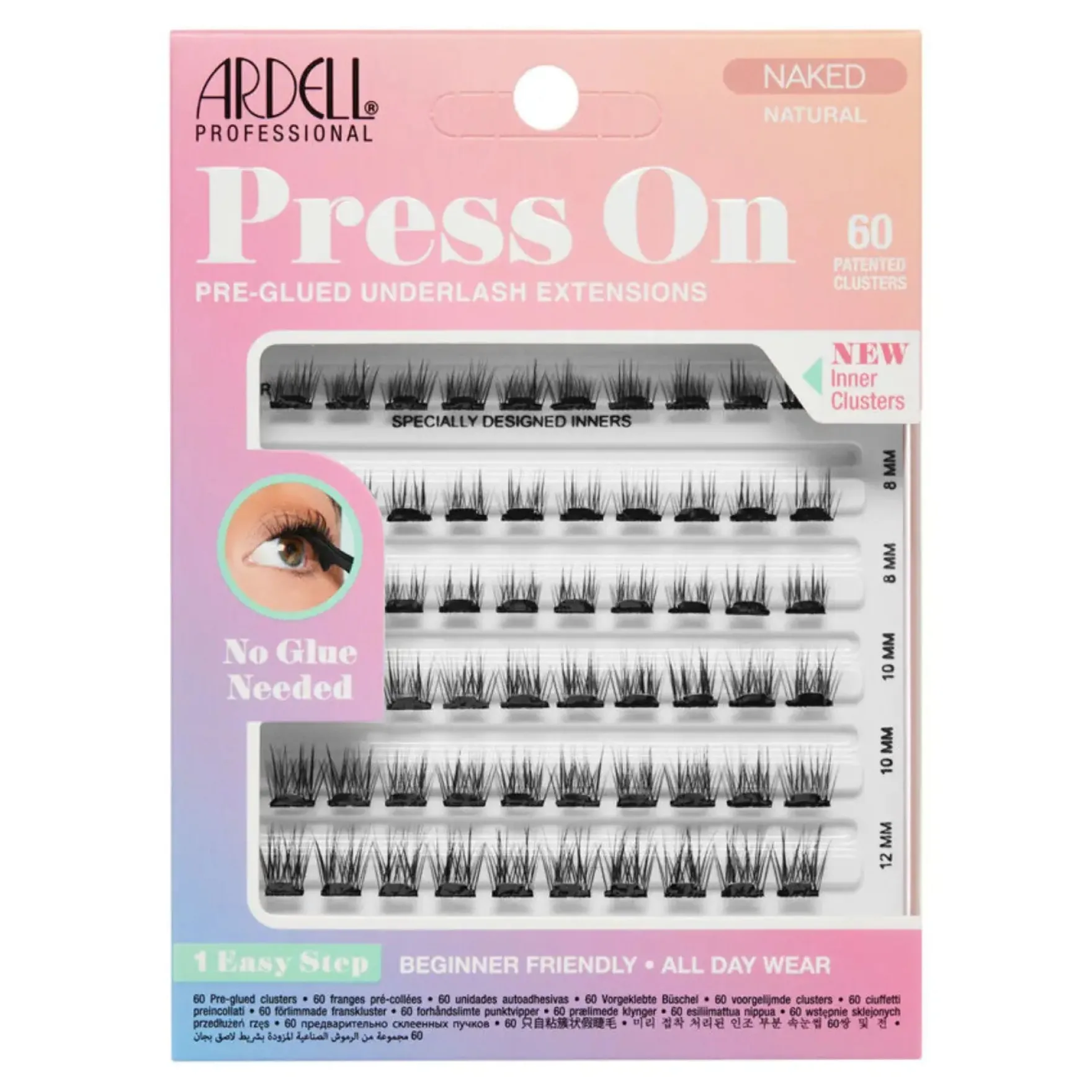 Press On Naked Natural 60st.