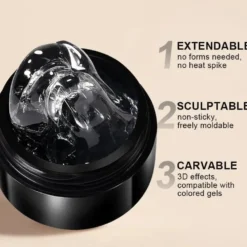 Pure Color & Glitter Non Stick Hand Extension Gel NEG21