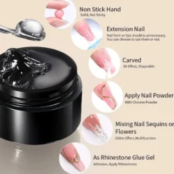 Pure Color & Glitter Non Stick Hand Extension Gel NEG27