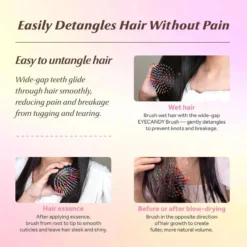 Rainbow Volume S Paddle Brush Neo Pink