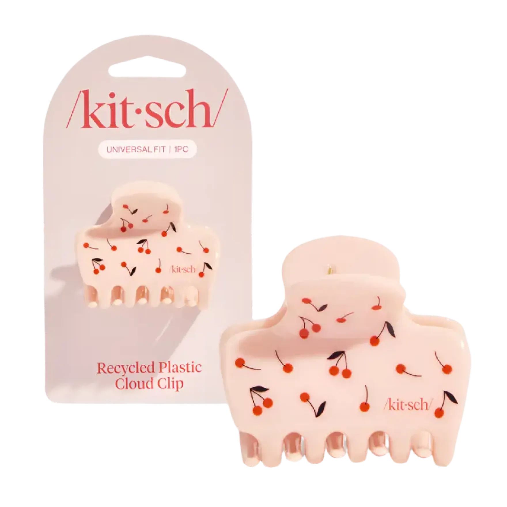 Recycled Plastic Medium Cloud Clip Cherry Print