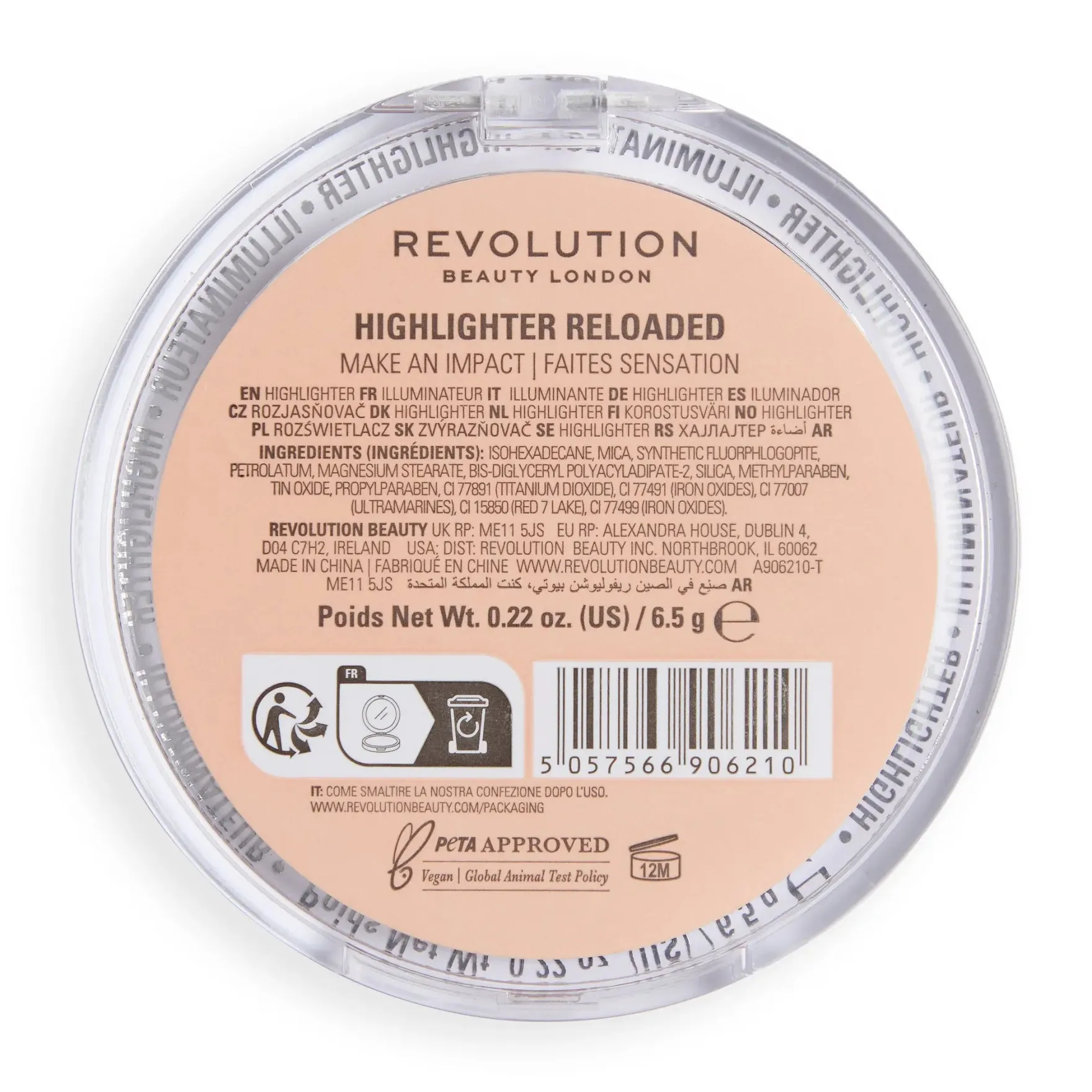 Reloaded Highlighter Make An Impact Talc Free