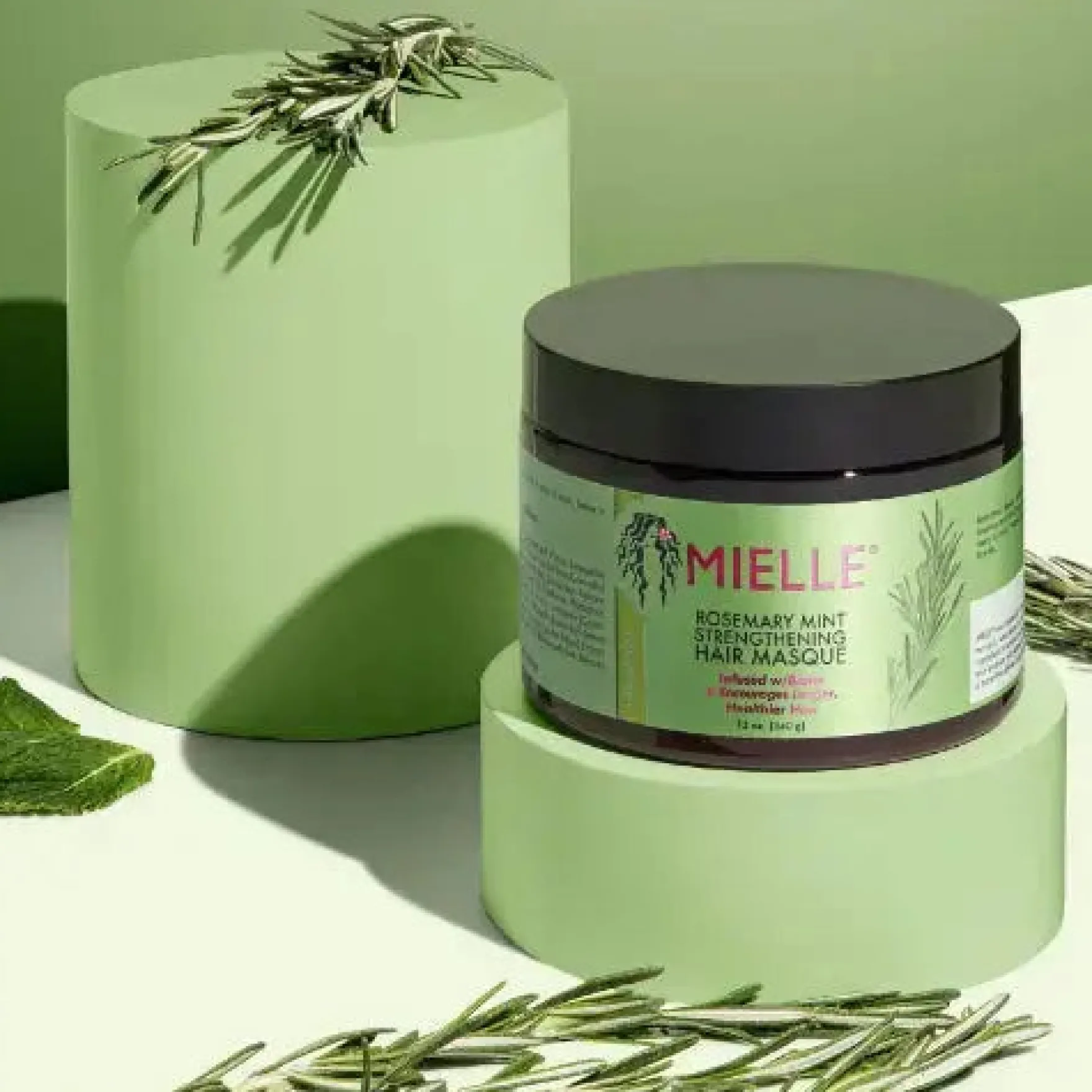 Rosemary Mint Strenghtening Oil & Mask