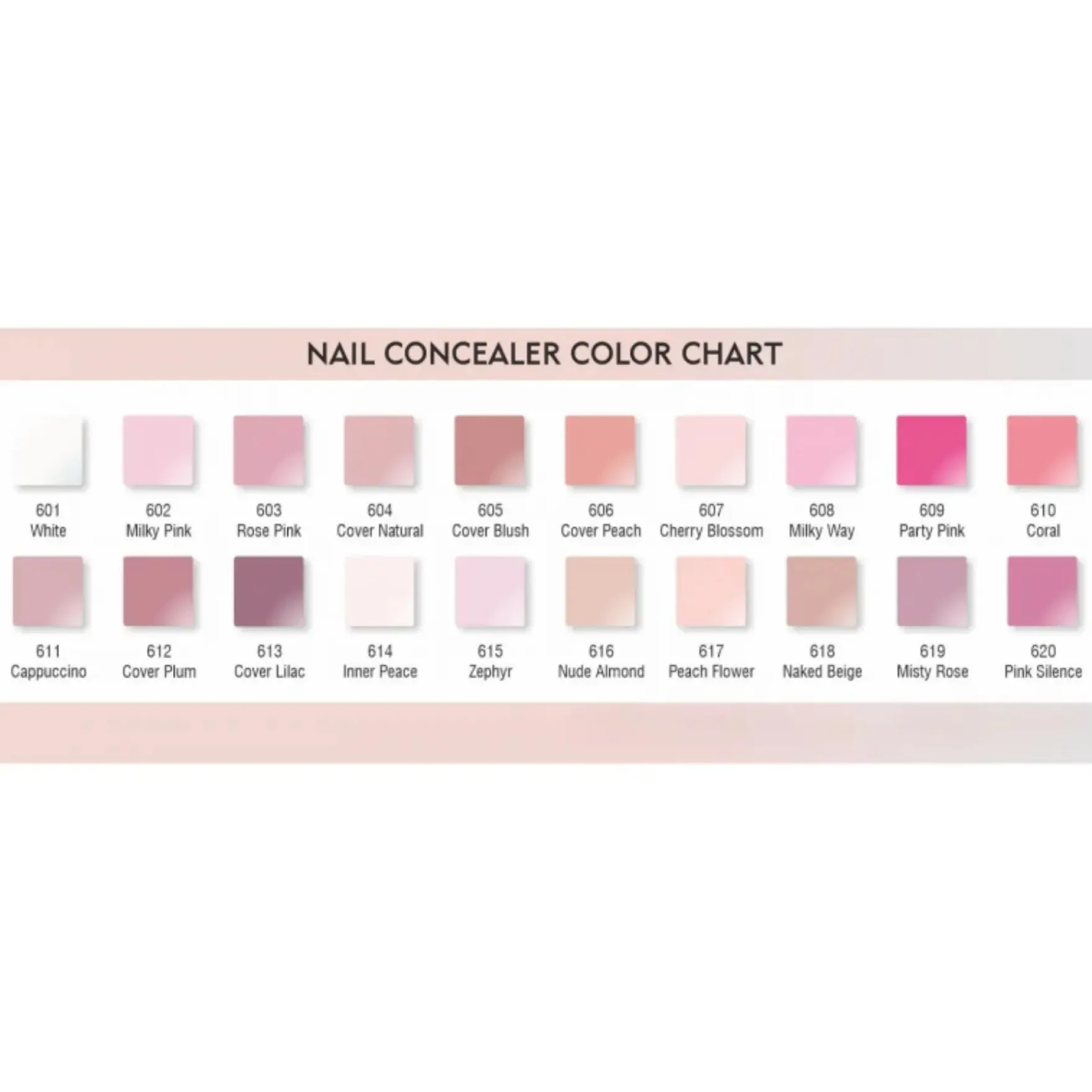 Ruber Base Nail Concealer Party Pink #609 15 ml