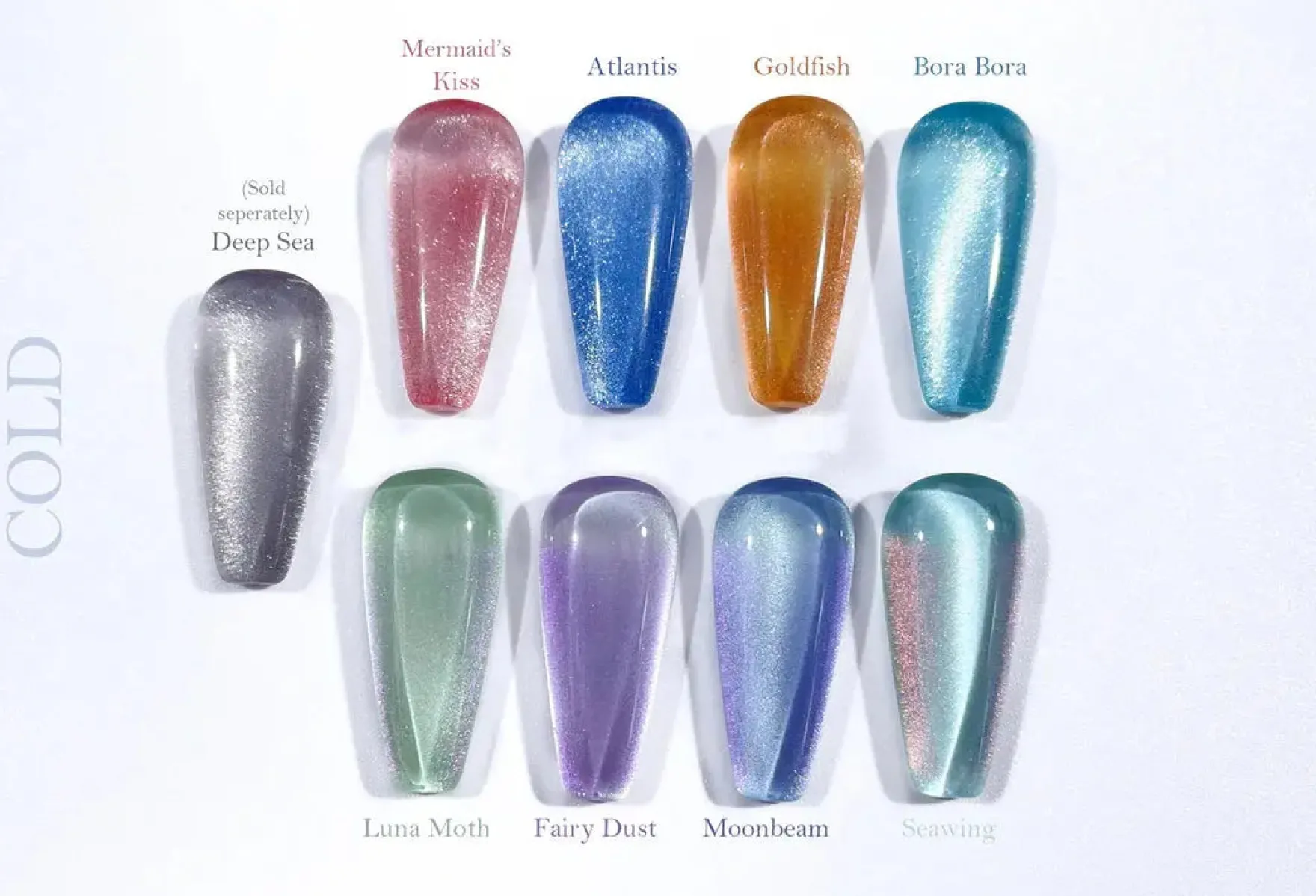 Sea x Sky Magnetic Cat Eye Gel Polish Moonbeam