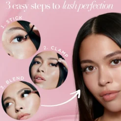 Soft Definition Single Length Pre-glued Lashes 12 mm Medium