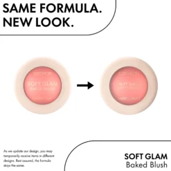 Soft Glam Baked Blush 020 Peachy Breeze