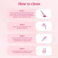 Soft Pink & Gold Brow Sculpting Duo Brush
