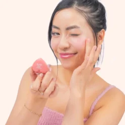 Stay Blushin! Lip and Cheek Cream Blush Keychain Flirty Flush