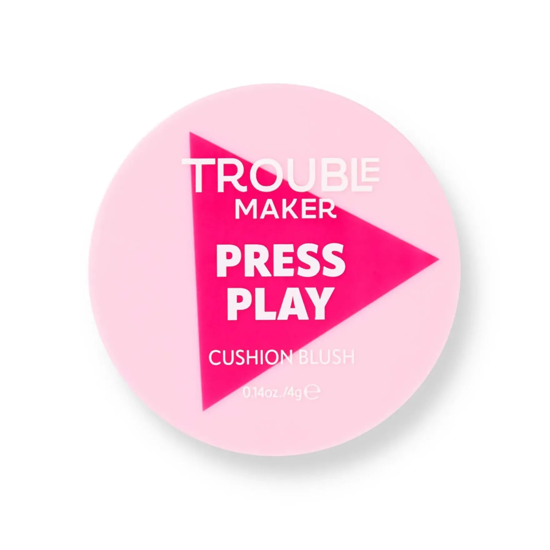 Trouble Maker Press Play Blush Cushion Double Tap Light Pink