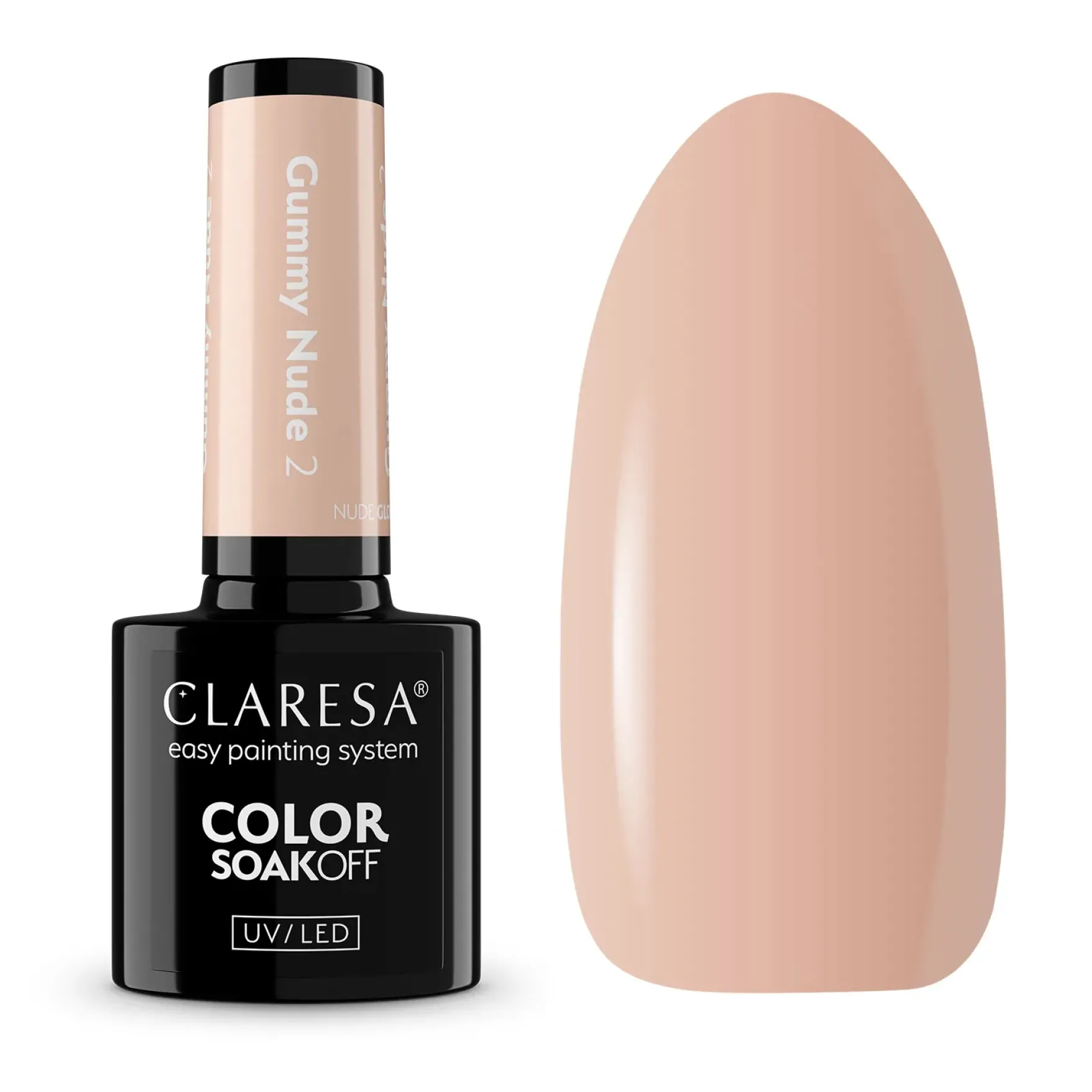 UV/LED Nail Polish Nude Glow Gummy Nude 2